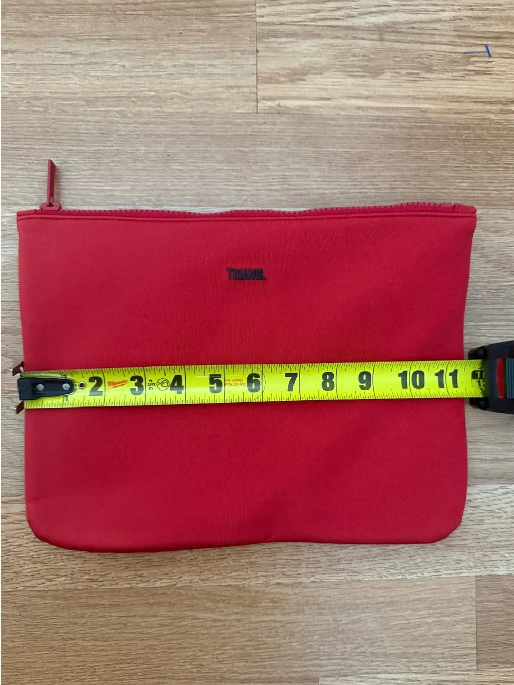 triangl swimwear Red Zip Toiletry Pouch